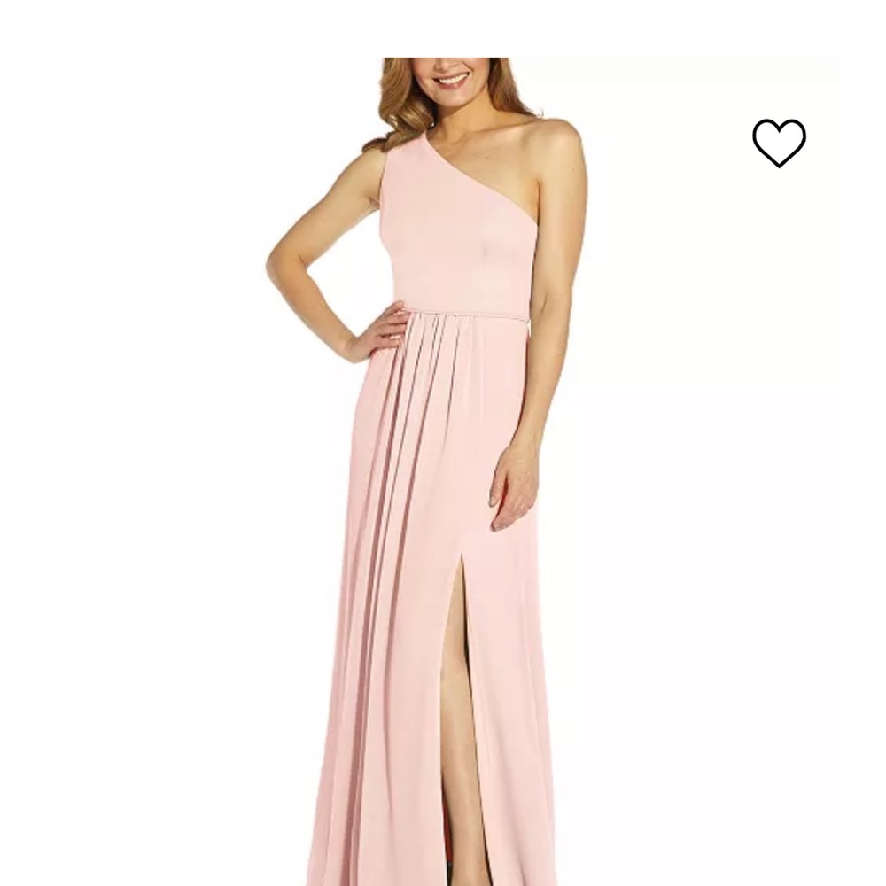 Adrianna Papell one shoulder dress